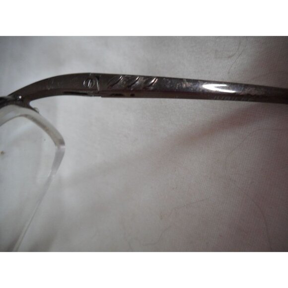 Unisex partial rimless bronze metal eyeglasses glasses frames (with lenses) #2 - Picture 4 of 7
